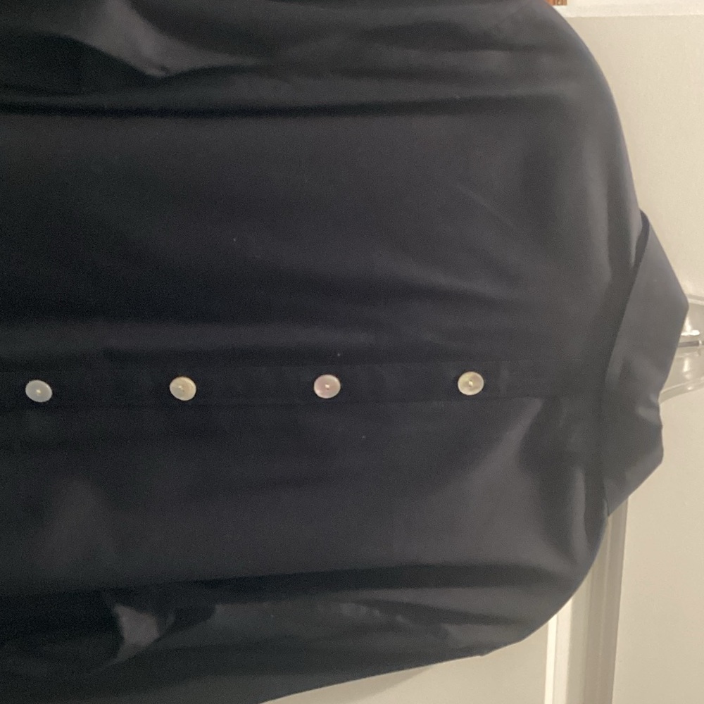 Foxcroft Black Button-Up Blouse - image 6